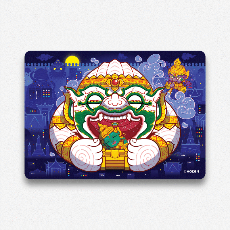 Magic Postcard - Hanuman Aom Pub Pla (หนุมานอมพลับพลากลางเมือง)