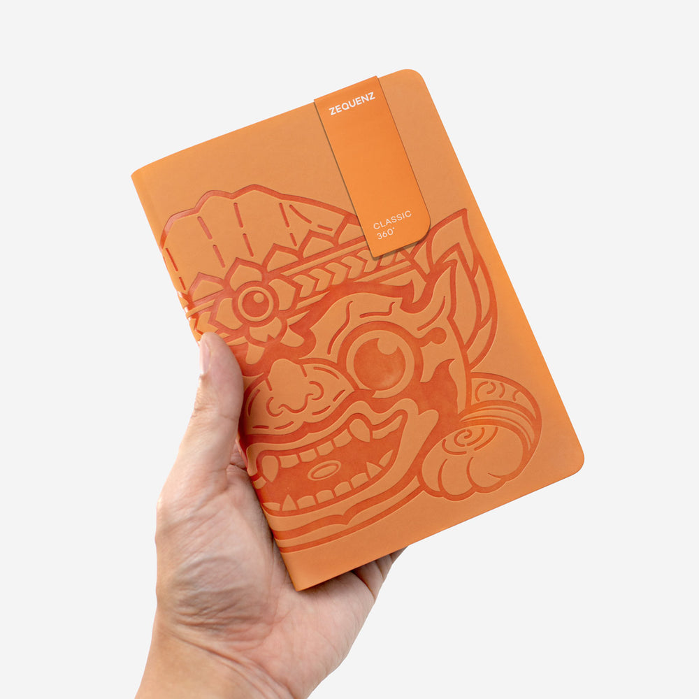Hanuman Notebook Apricot (สมุดหนุมานลิงจั๊ก สีแอพลิคอต) 🟠