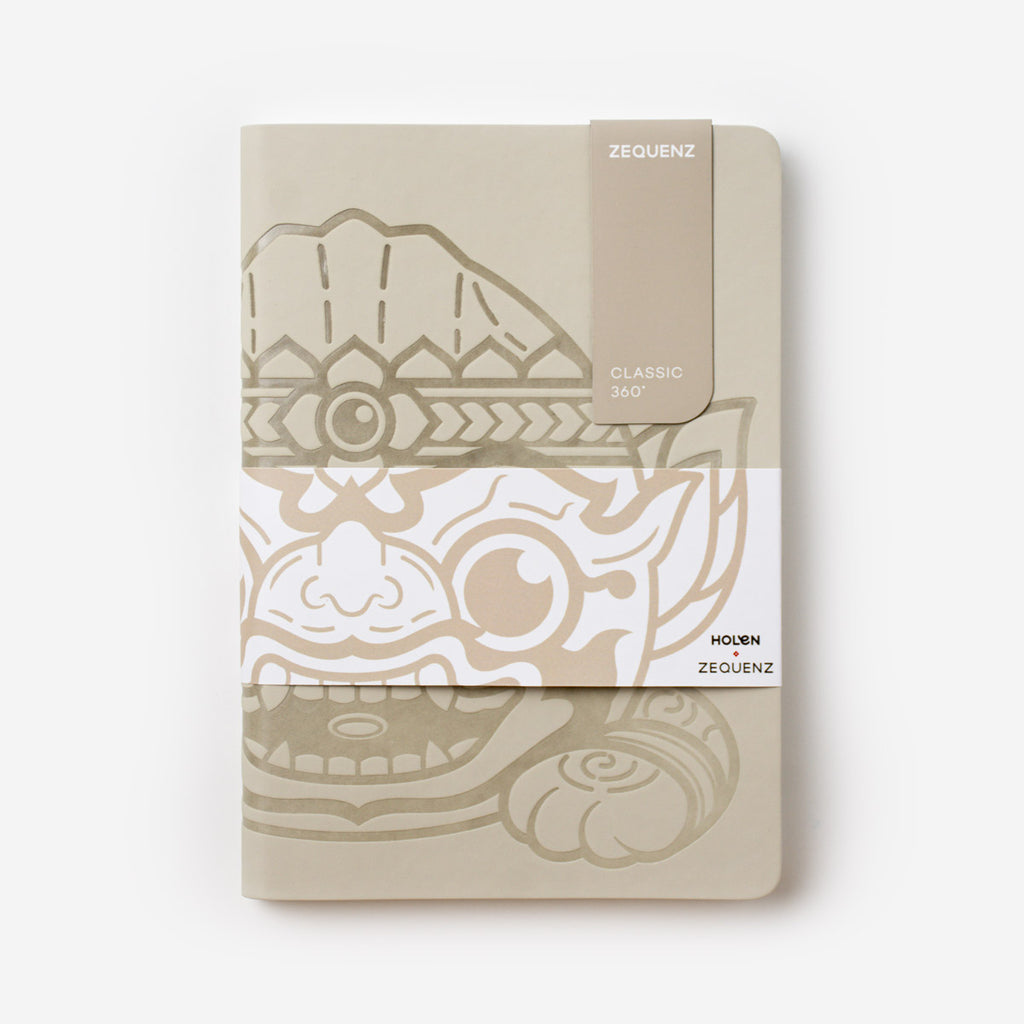 Hanuman Notebook Beige (สมุดหนุมานลิงจั๊ก สีเบจ) ⚪