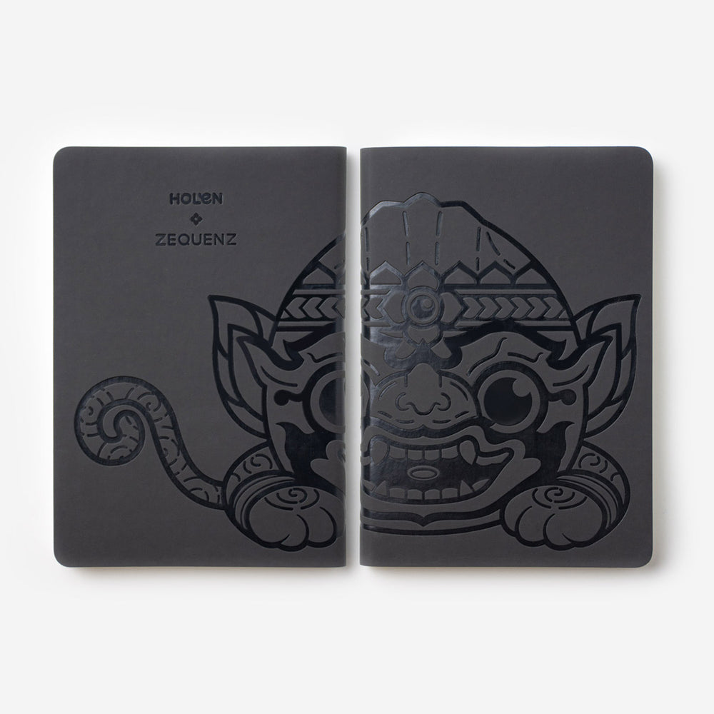 Hanuman Notebook Storm (สมุดหนุมานลิงจั๊ก สีสตอร์ม) ⚫