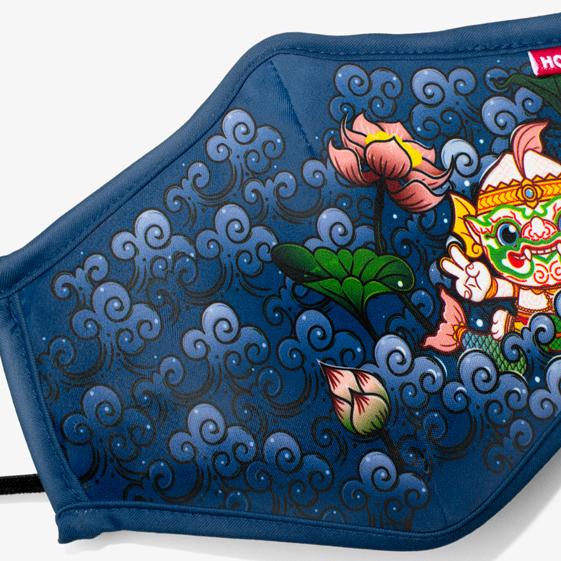 Hello Mask 2 - Matchanu's Lotus (หน้ากากผ้าฮัลโหล มัจฉานุนิโลบล)