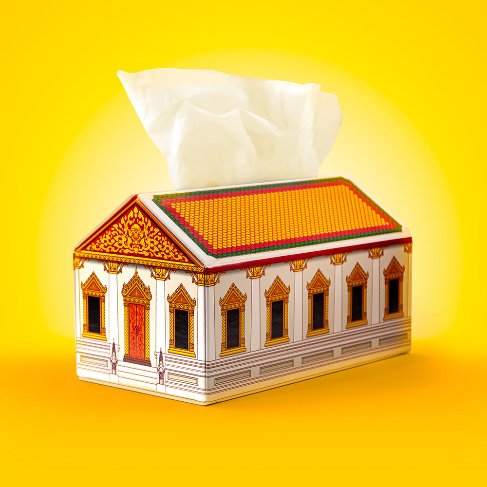Wat Wa Tissue Box - Big (กล่องใส่ทิชชู่วัดวา ไซส์ใหญ่)