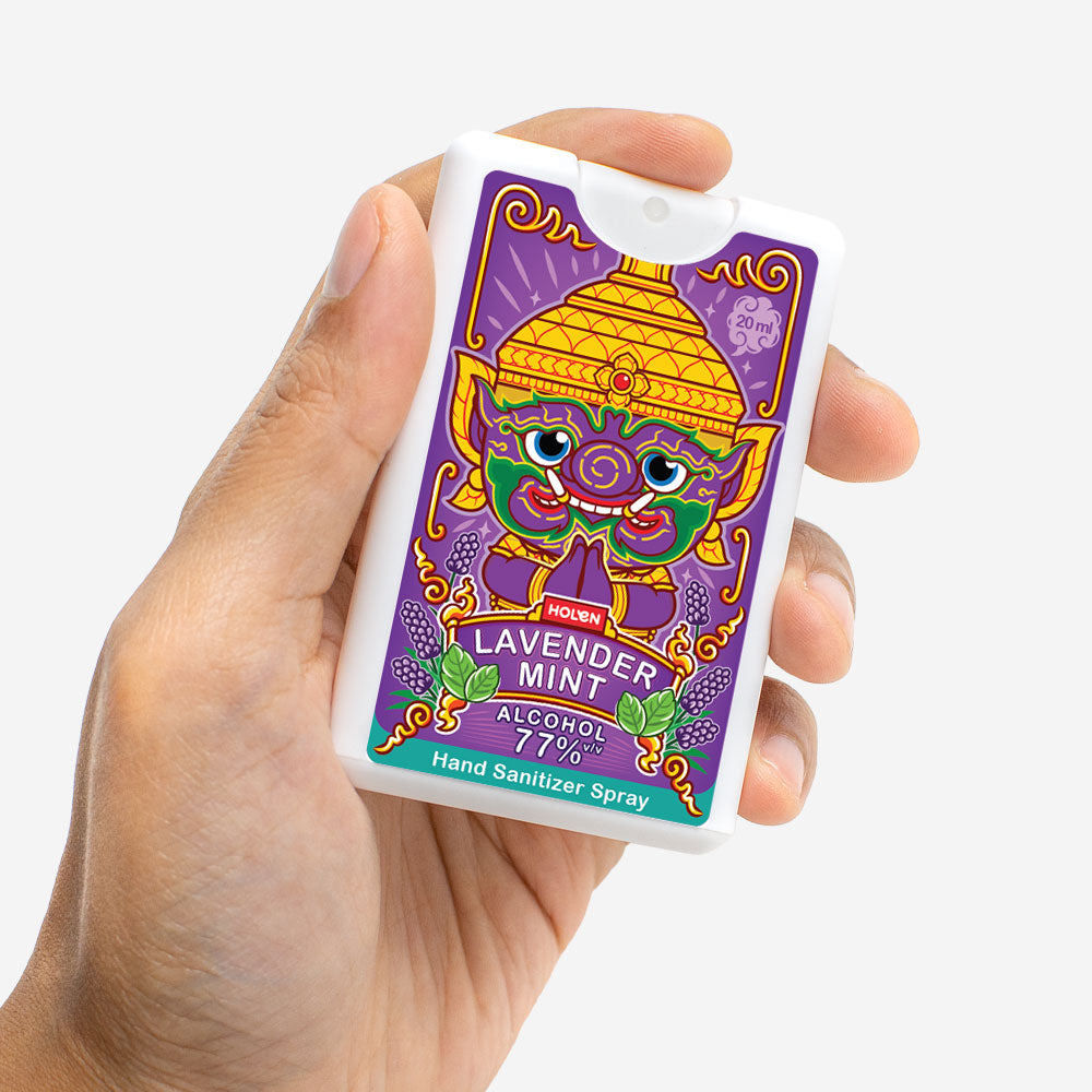 Sanitizer Spray Card - Lavender Mint (สเปรย์แอลกอฮอล์ กลิ่นลาเวนเดอร์มิ้นท์)