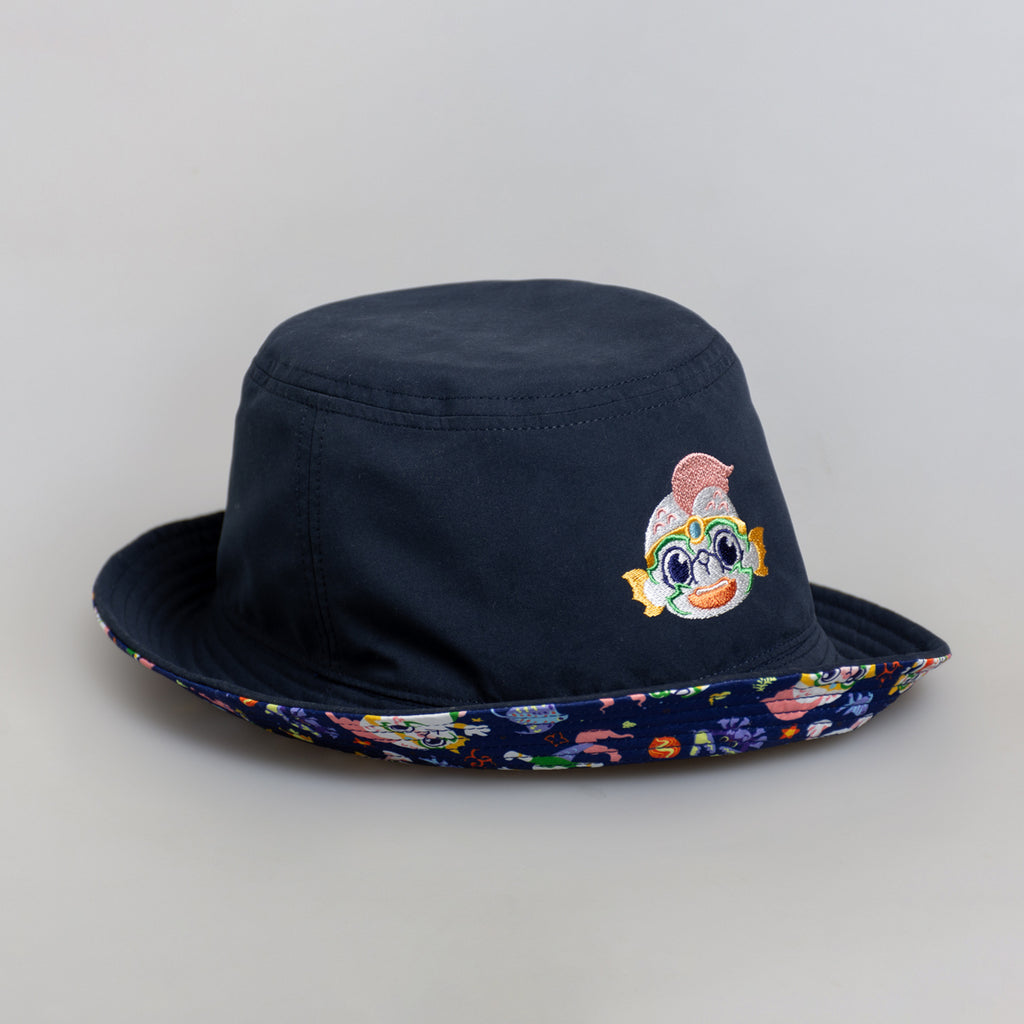 Two-Side Bucket Hat - Matchanu (หมวกบัคเก็ตสลับลาย มัจฉานุ)