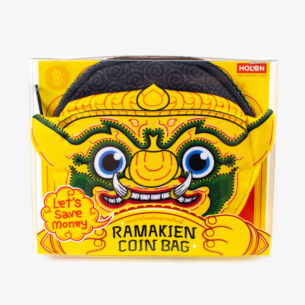 Ramakien Coin Bag - Ronasak (กระเป๋าใส่เหรียญรามเกียรติ์ รณศักดิ์) Package