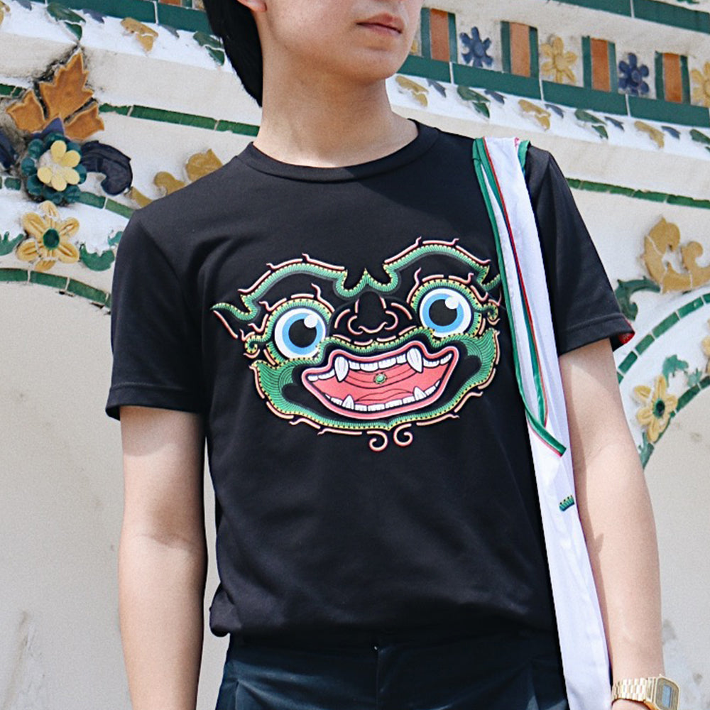 Ramakien Face T-Shirt Nilapat (เสื้อยืดลิงจั๊กน่ายักษ์ นิลพัท)