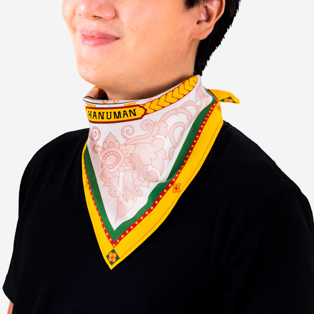 Ramakien Handkerchief Scarf - HANUMAN (ผ้าคาดอเนกประสงค์ หนุมาน)
