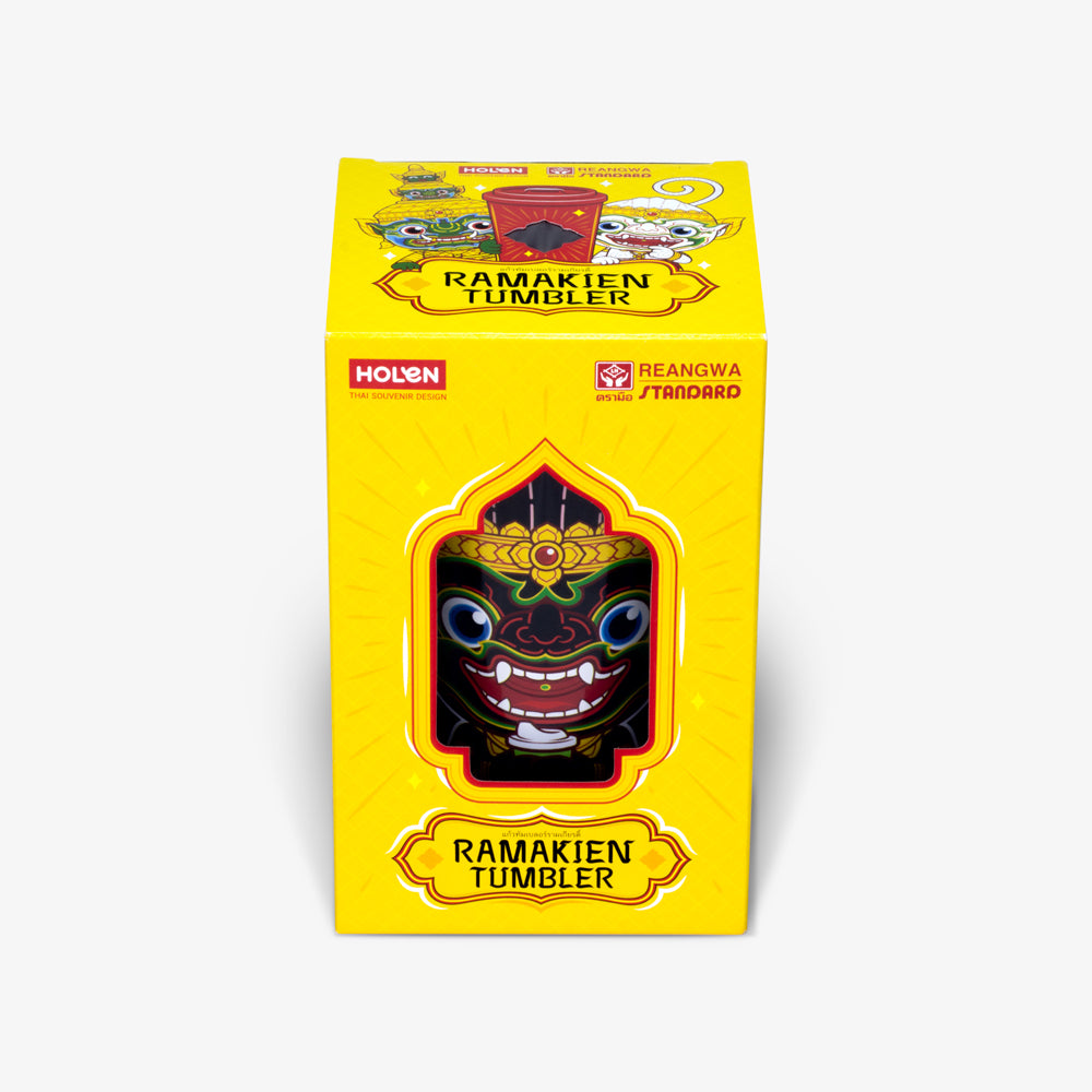 Ramakien Tumbler Mug - Nilapat (แก้วทัมเบลอร์รามเกียรติ์ นิลพัท) Package