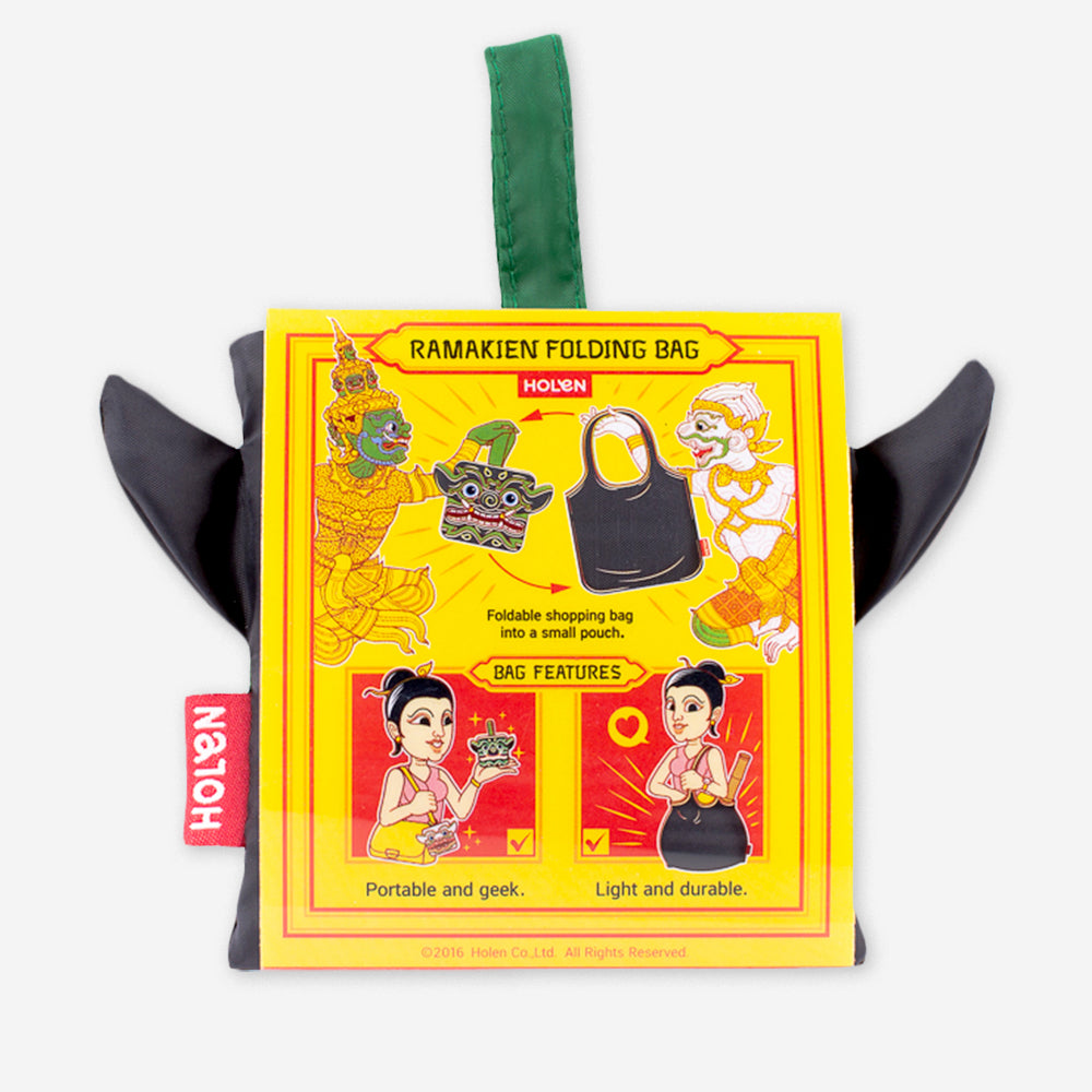 Ramakien Folding Bag - NILAPAT (กระเป๋าพับเอนกประสงค์นิลพัท) Package