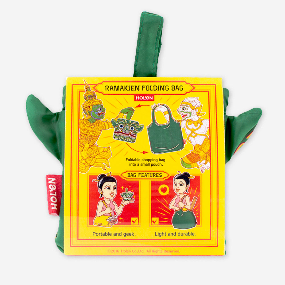 Ramakien Folding Bag - THOTSAKAN (กระเป๋าพับเอนกประสงค์ทศกัณฐ์) Package