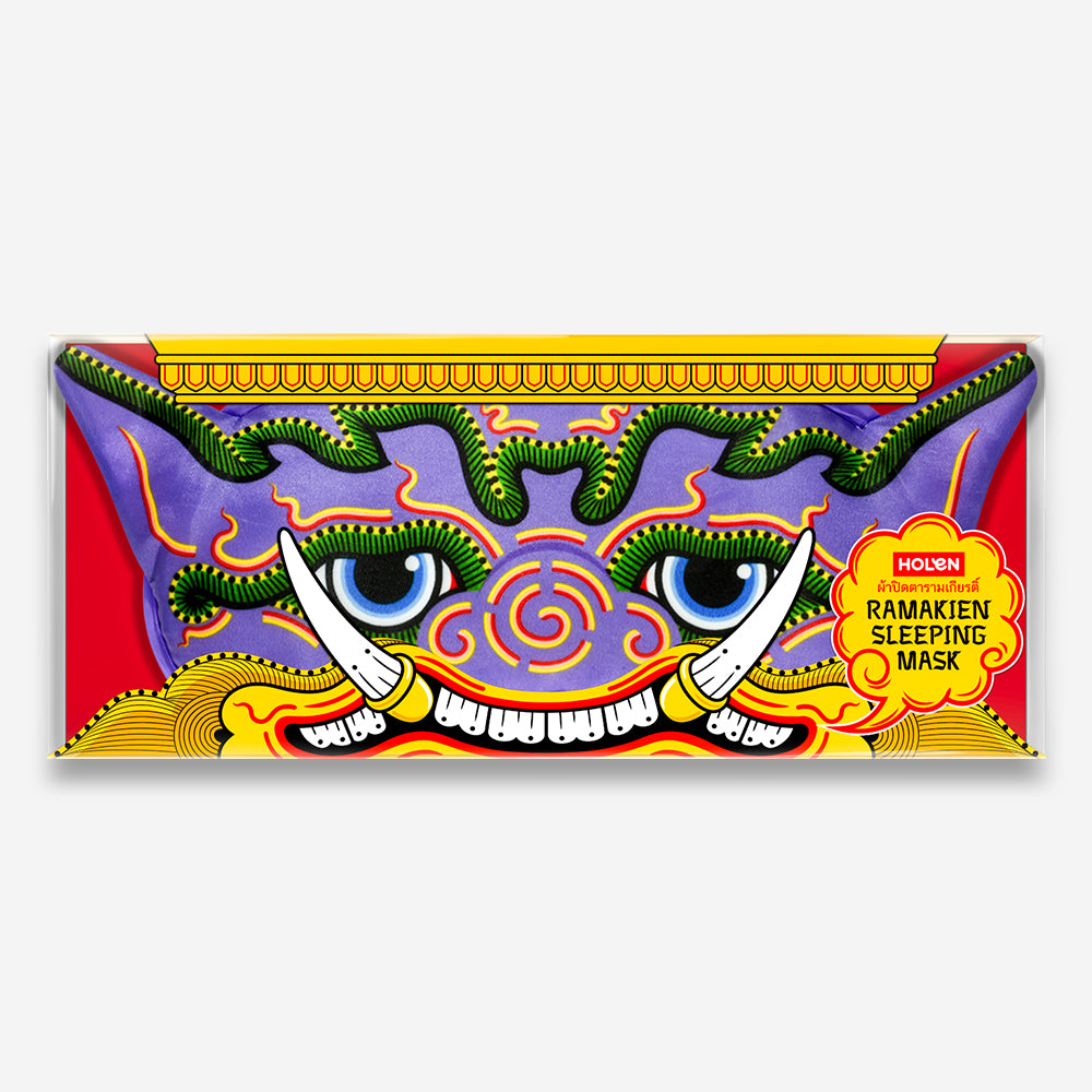 Ramakien Sleeping Mask - MAIYARARP (ผ้าปิดตารามเกียรติ์ไมยราพณ์) Package